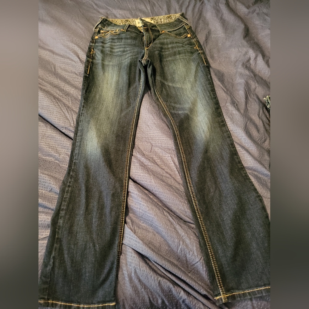 Ariat Women's 30R Midrise Straight Leg Jeans